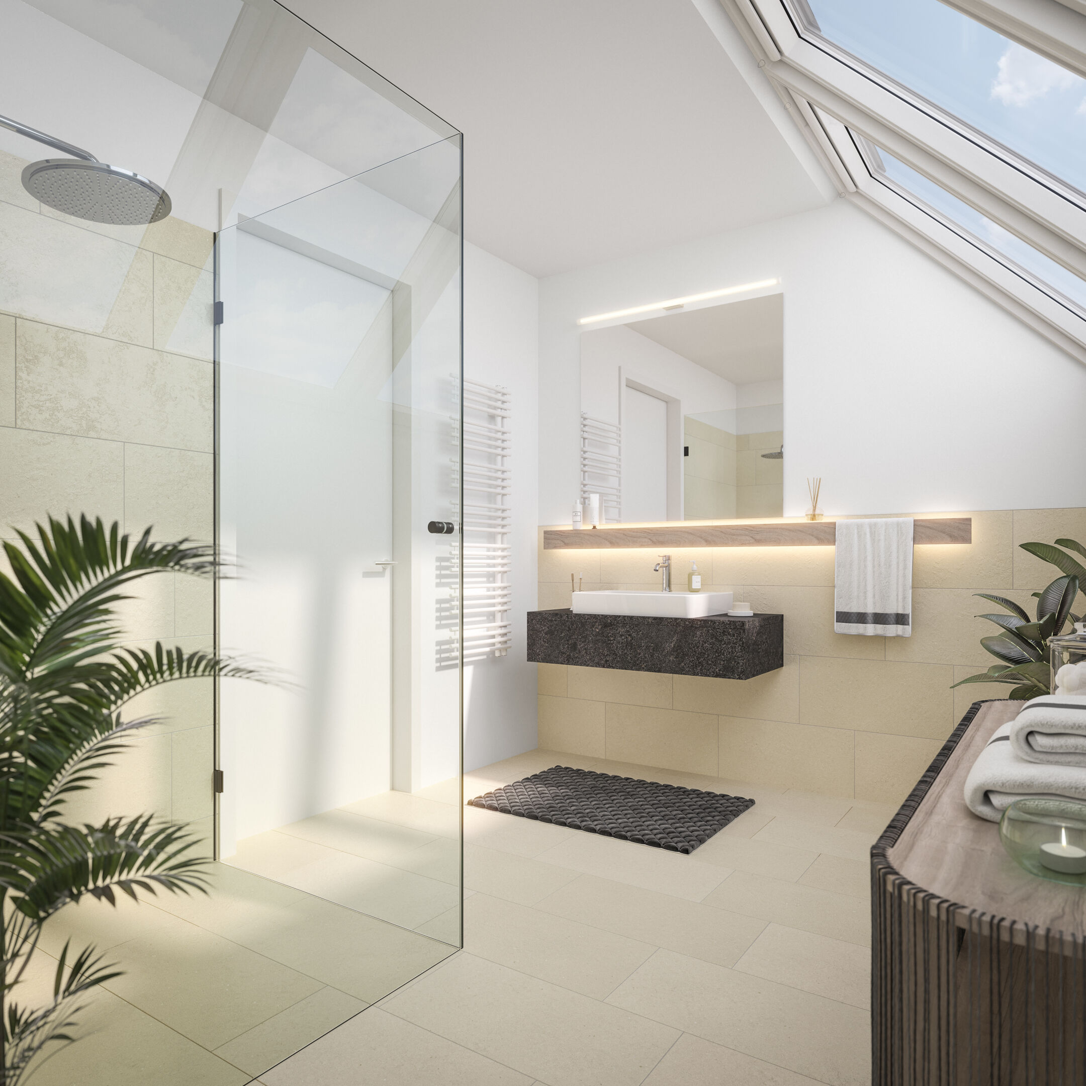 Bel Atrium Klenaugasse 1120 Wien Donaustadt Top70 modernes Badezimmer